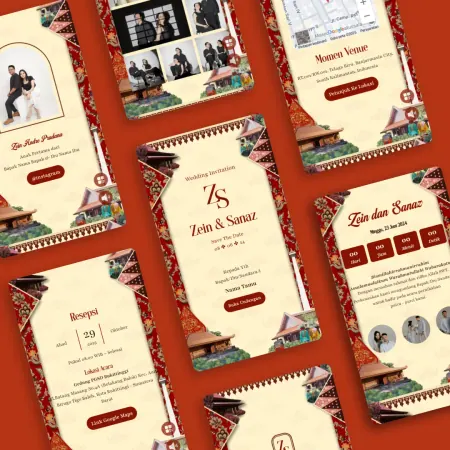 Preview template undangan Betawi Jawa